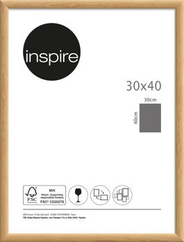 BOMBERINO FRAME 30X40 CM OAK WOOD