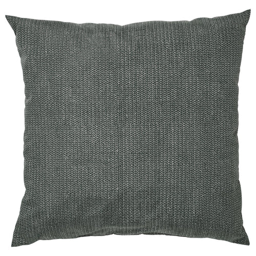 PROFETBLOMMA cushion, anthracite, 50x50 cm