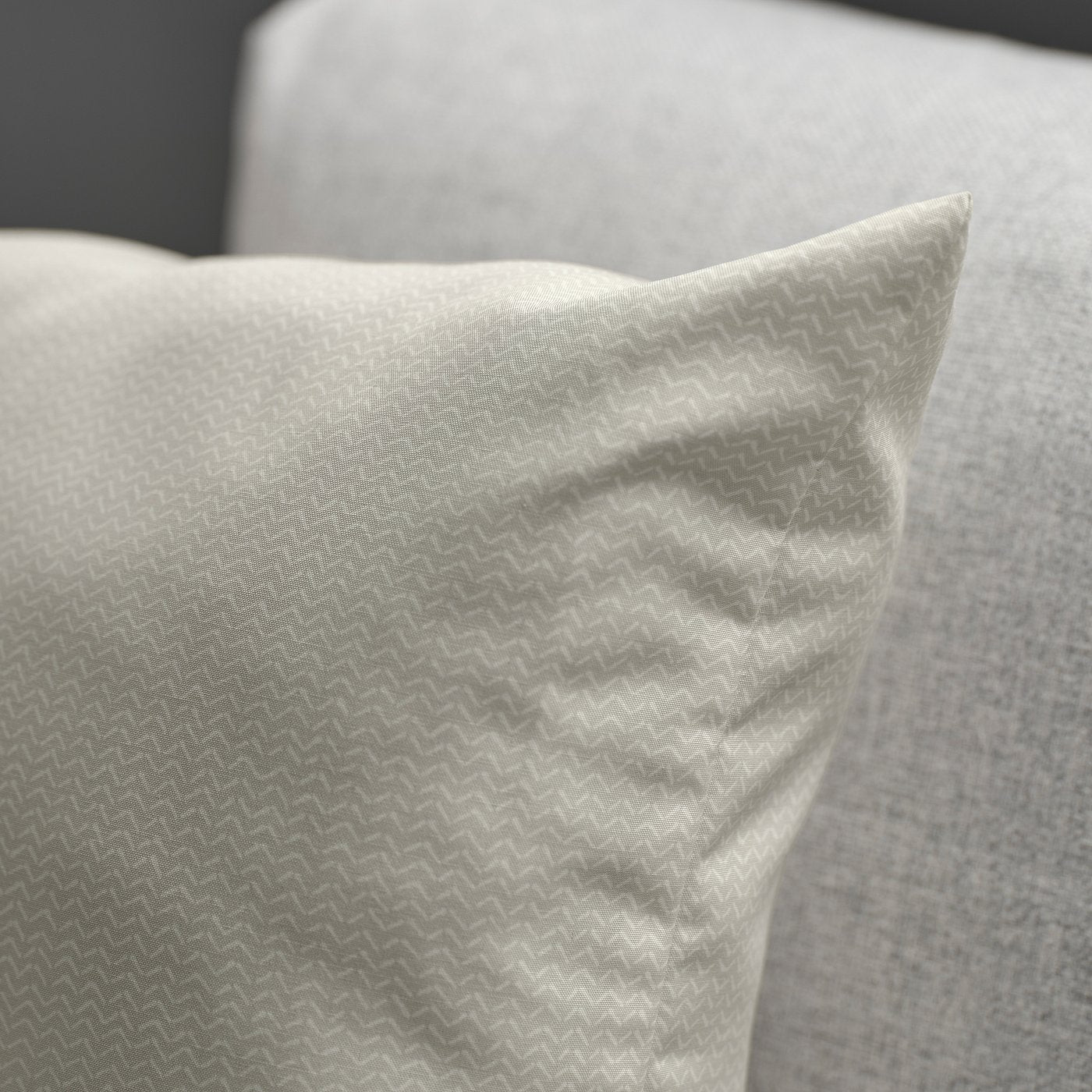 PROFETBLOMMA cushion, light beige, 50x50 cm