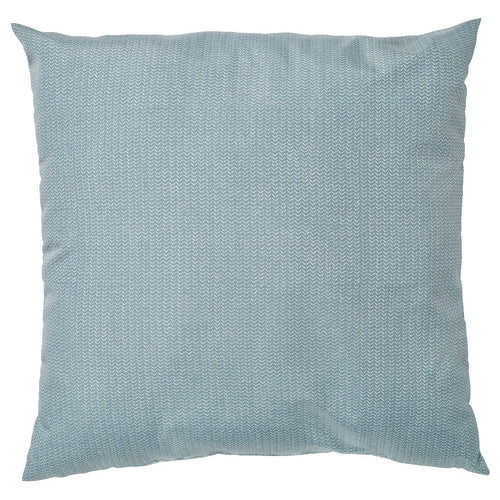 PROFETBLOMMA cushion, grey-blue, 50x50 cm