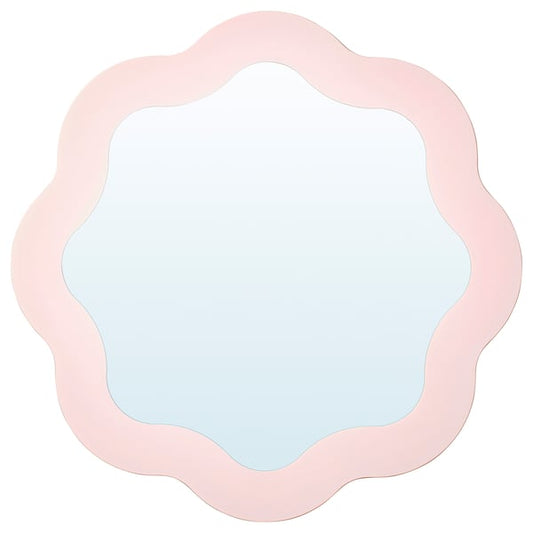 PRUNKHALLON - Mirror, light pink,40 cm