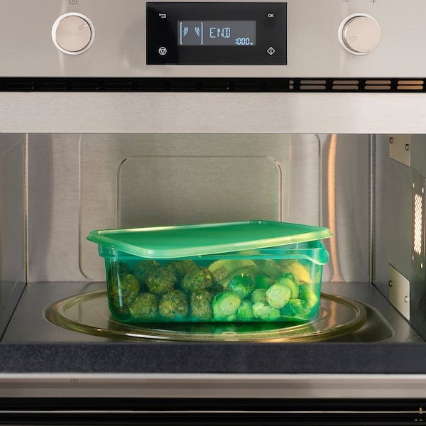 Ikea PRUTA - Set of 17 alim containers with lids, green