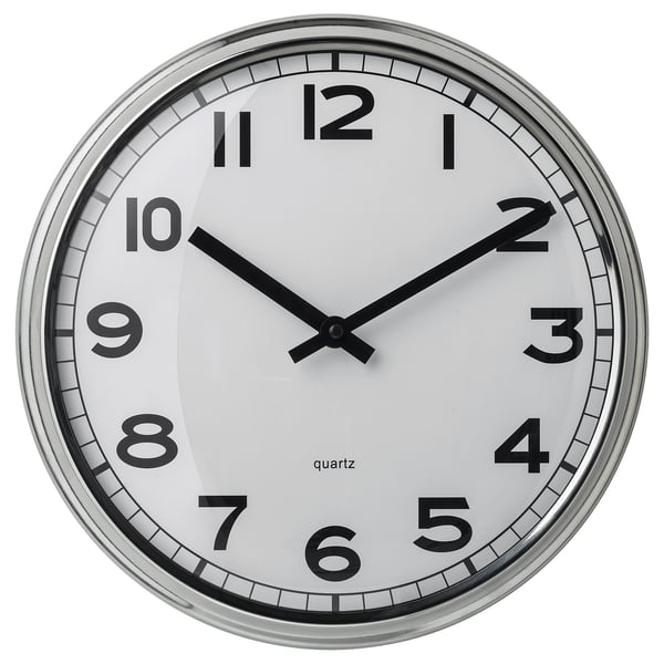 PUGG wall clock, stainless steel, 32 cm