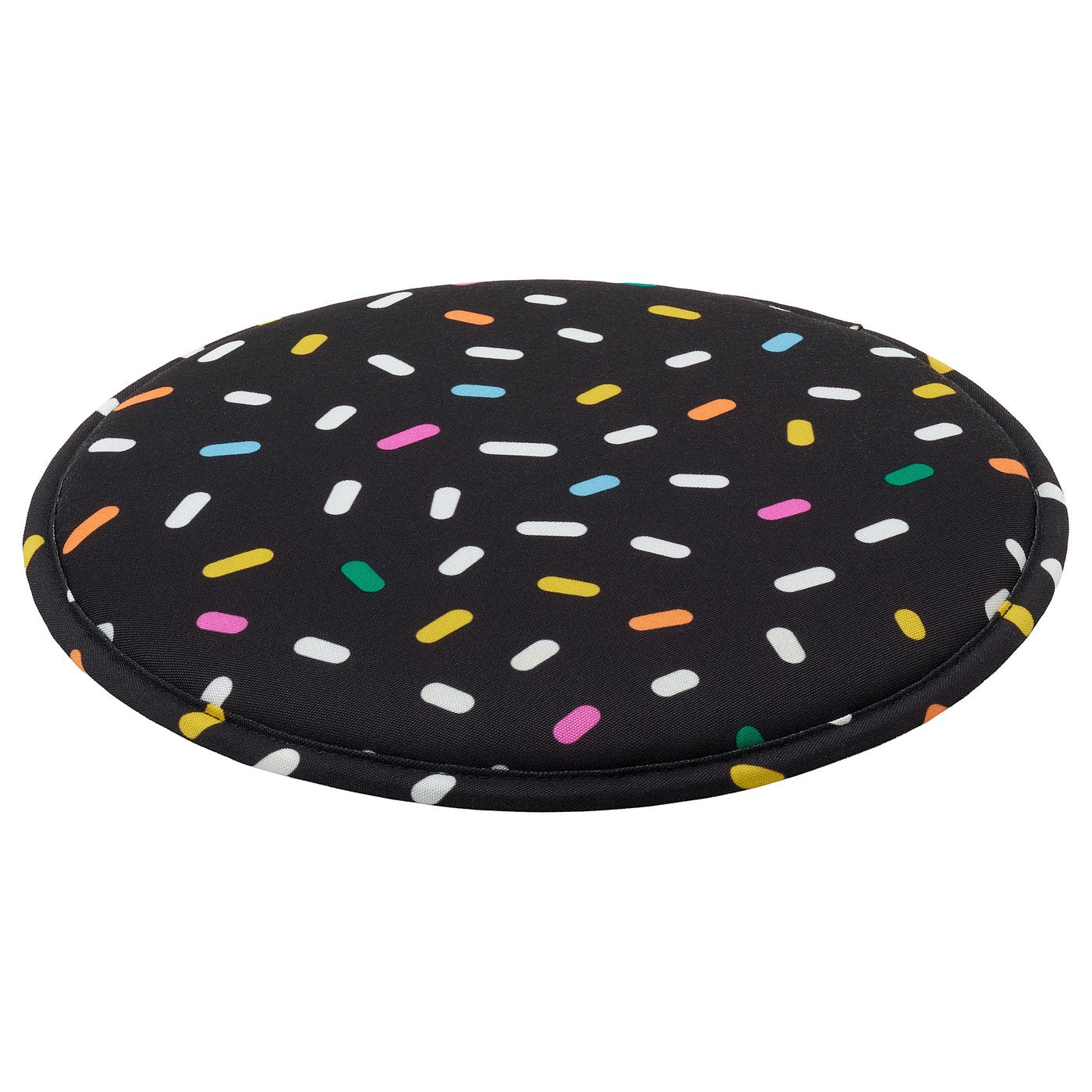 PUGGEHATT seat pad, dot pattern/round, 36 cm