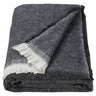 PUKVETE throw, dark grey, 130x170 cm