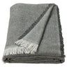 PUKVETE throw, grey, 130x170 cm