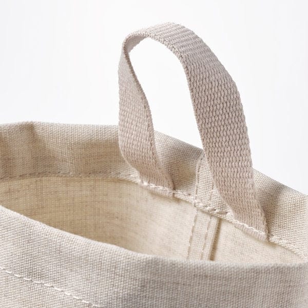 Ikea PURRPINGLA - Basket, fabric/beige,10x10x15 cm