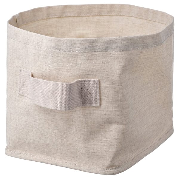 Ikea PURRPINGLA - Basket, fabric/beige,25x20x20 cm