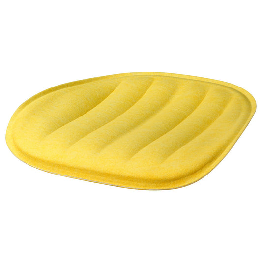 PYNTEN seat pad, yellow, 41x43 cm