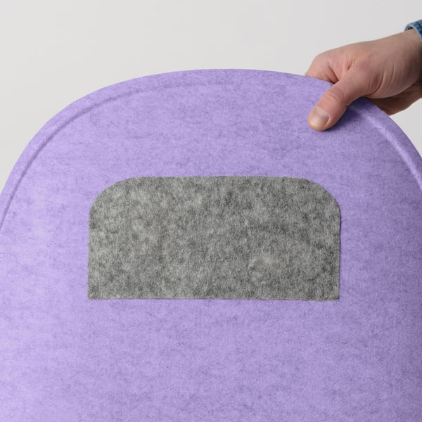 PYNTEN seat pad, lilac