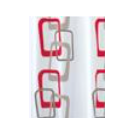 SHOWER CURTAIN QUADRI60 L 180, H 200 CM VINYL
