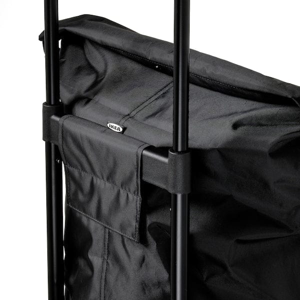 Ikea RADARBULLE - Shopping bag on wheels, black, 33x24x68 cm/38 l