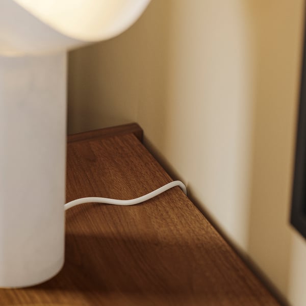 RÅDMANSÖ TV bench, brown walnut effect, 176x48x66 cm