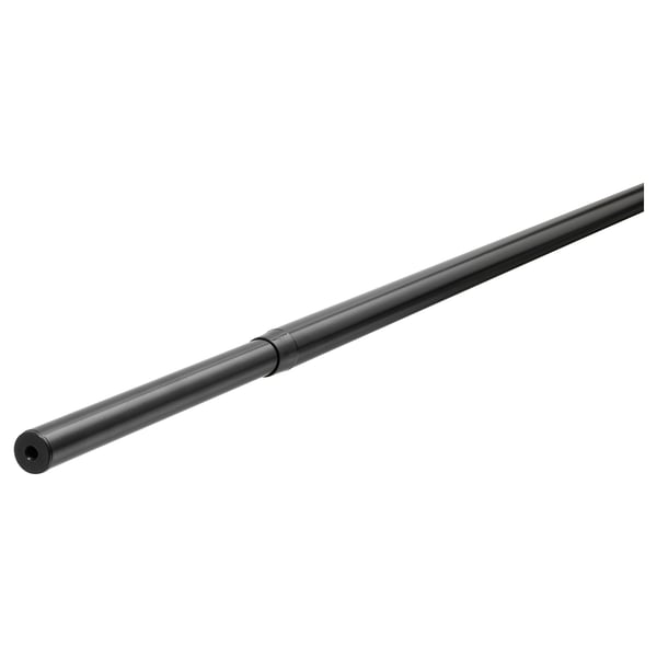 RÄCKA - RÄCKA Curtain rod, black, 70-120 cm