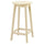 RÄVSTEN - RÄVSTEN Bar stool, counter height rubberwood, 62 cm