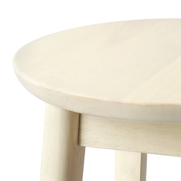 RÄVSTEN - RÄVSTEN Bar stool, counter height rubberwood, 62 cm