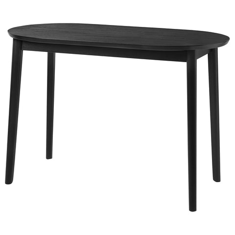 RÄVSTEN table, counter height black, 135x75 cm