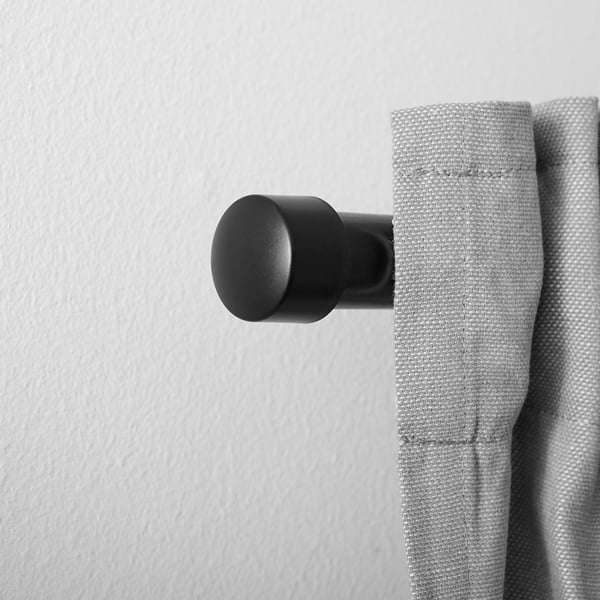 RAFFIG finials, 1 pair, black