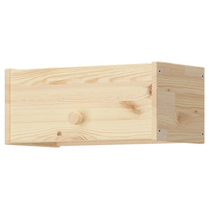 RAGGBERG coat rack with shelf, pine, 40x21x17 cm