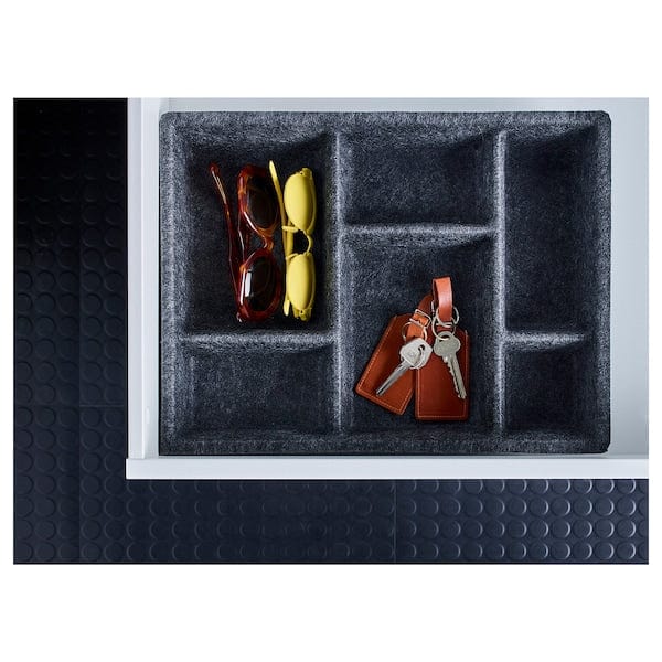 Ikea RAGGISAR - Tray, dark grey, 40x30 cm