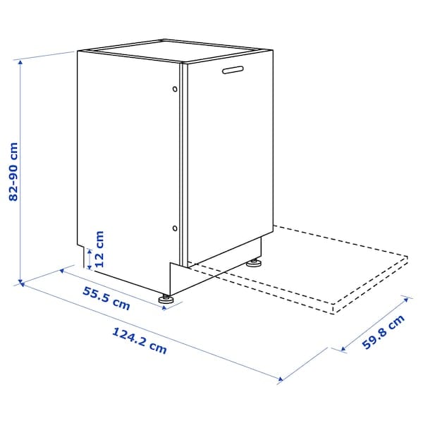 Ikea RÅGLANDA - Integrated dishwasher, IKEA 500,60 cm