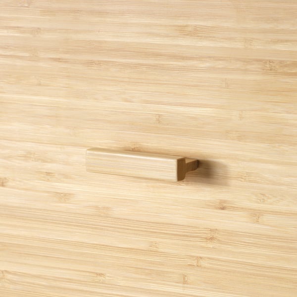 RÅGRUND / BACKSJÖN Wash cabinet/drawer/wash basin/mixture, bamboo, 80x48x89 cm