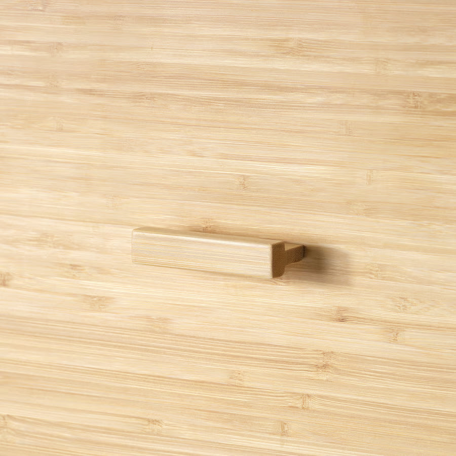 RÅGRUND Open washbasin cabinet/1 drawer, bamboo, 78x47x83 cm