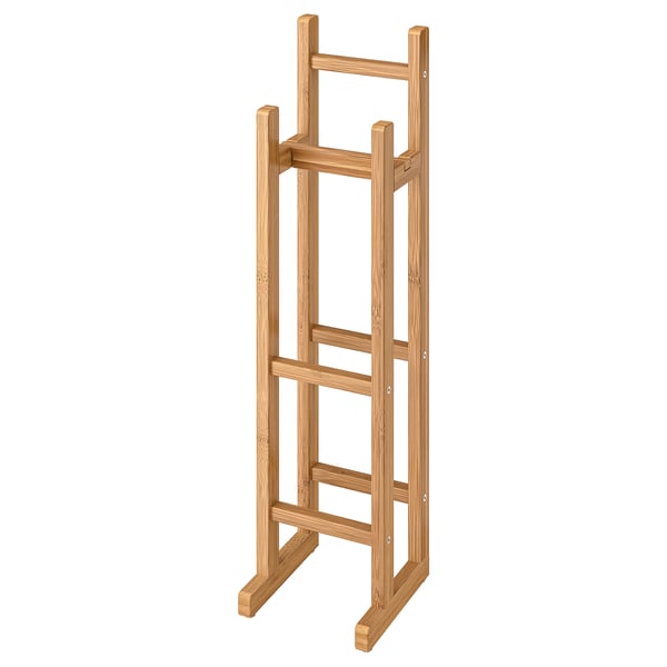 RÅGRUND toilet roll stand, bamboo, 15x60x16 cm