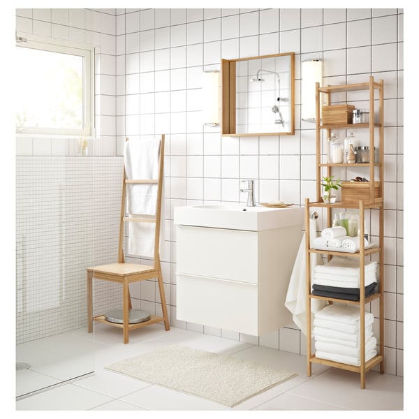 RÅGRUND shelving unit, bamboo, 33 cm