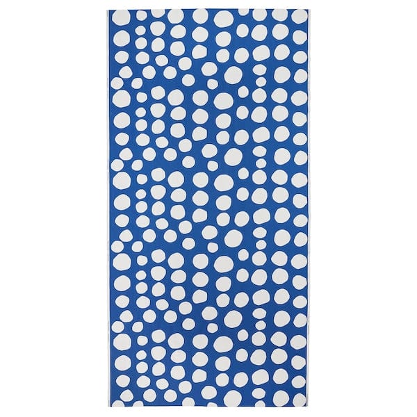 Ikea RAKLOSTA - Pre-cut fabric, blue/white, 150x300 cm