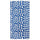 RAKLOSTA pre-cut fabric, blue/white, 150x300 cm