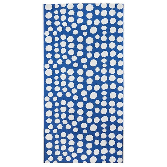 Ikea RAKLOSTA - Pre-cut fabric, blue/white, 150x300 cm