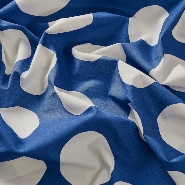 Ikea RAKLOSTA - Pre-cut fabric, blue/white, 150x300 cm