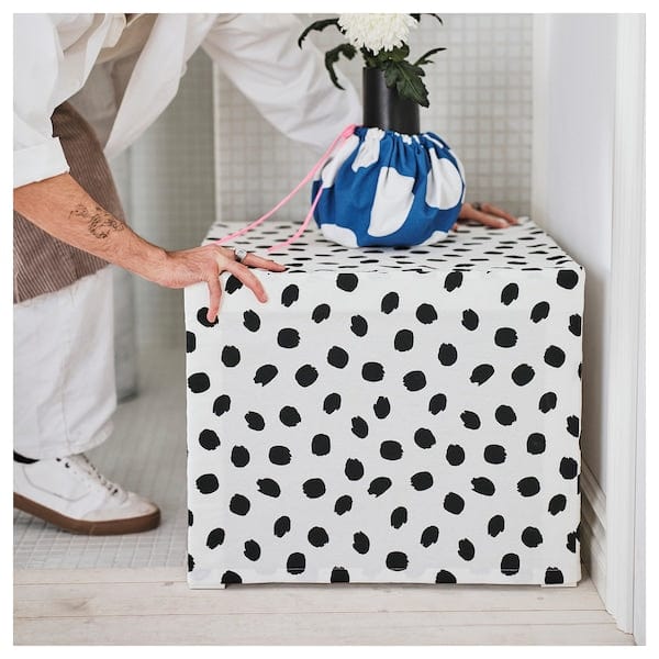 Ikea RAKLOSTA - Pre-cut fabric, blue/white, 150x300 cm