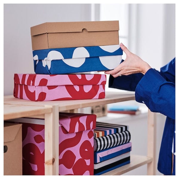 Ikea RAKLOSTA - Pre-cut fabric, blue/white, 150x300 cm