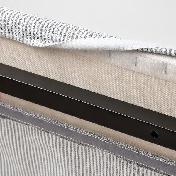 Ikea RAMNEFJÄLL - Bed frame cover, Klovsta grey/white,90x200 cm