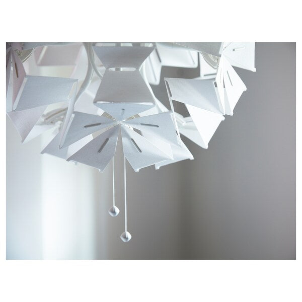 RAMSELE - Pendant lamp, geometric/white, 43 cm