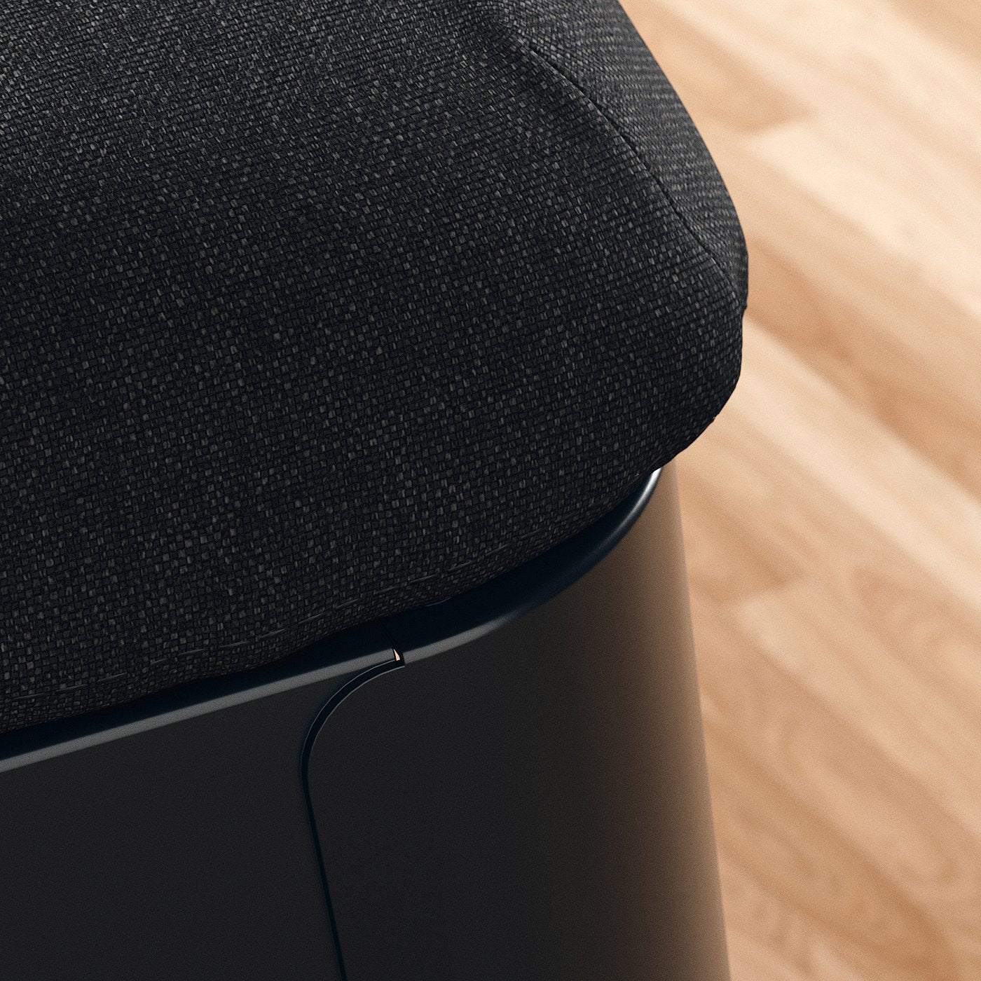 RAMSNÄS chair, anthracite/Vissle dark grey, 48x83x52 cm