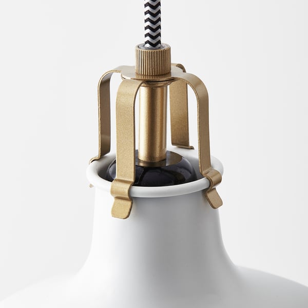 RANARP pendant lamp, off-white, 23 cm