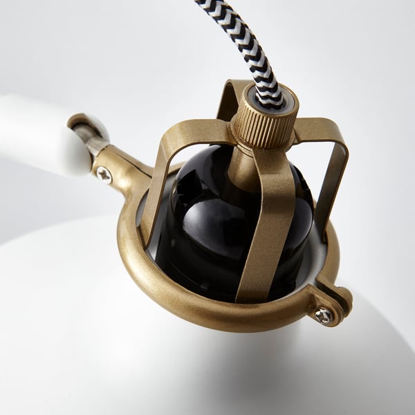 RANARP work lamp, off-white, 19 cm