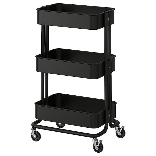 Ikea RÅSKOG - Trolley, black,35x45x77 cm