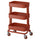 RÅSKOG trolley, red-brown, 28x38x61 cm