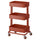 RÅSKOG trolley, red-brown, 35x45x77 cm