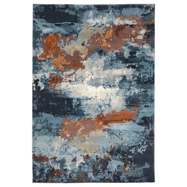REERNÄS rug, low pile, multicolour, 160x235 cm