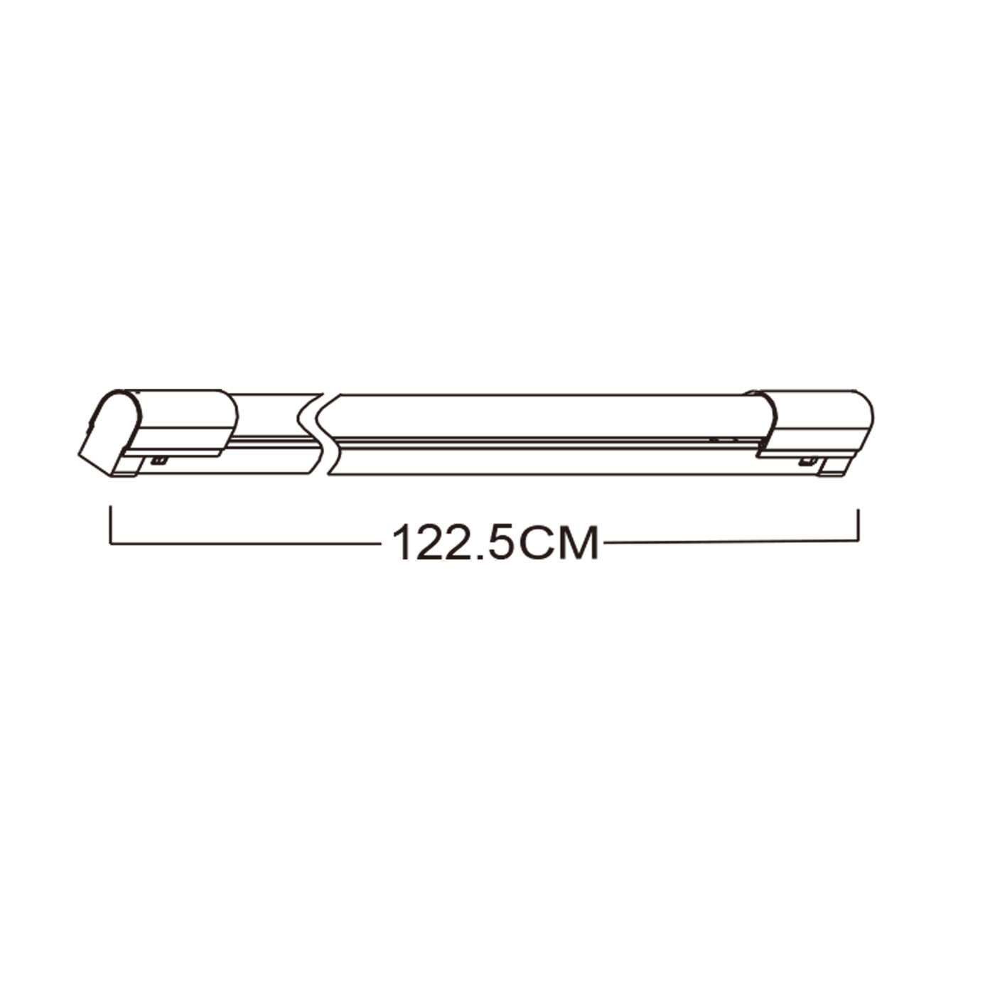 Bricocenter REGLETTE T8 122,5 CM LED 18W LUCE NATURALE