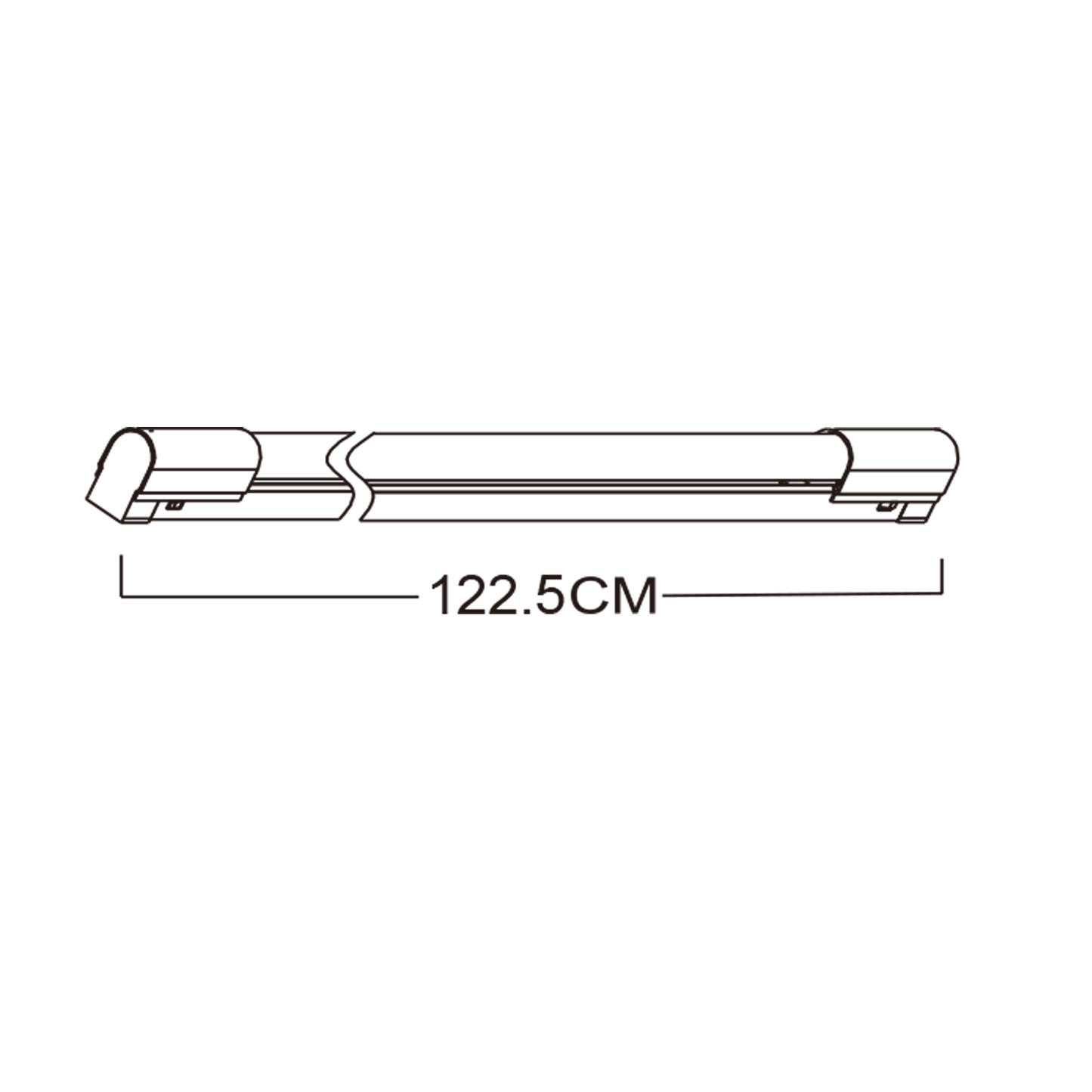 Bricocenter REGLETTE T8 122,5 CM LED 18W LUCE NATURALE