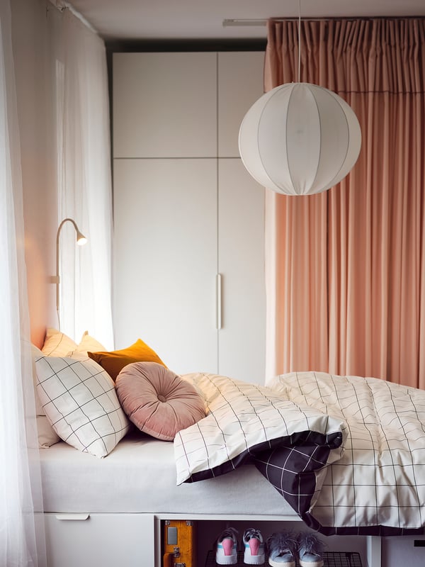 REGNSKUR pendant lamp shade, round white, 50 cm
