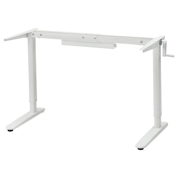 Ikea RELATERA - Underframe sit/stand f table top, white, 90/117 cm