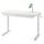 RELATERA desk combination sit/stand, white/light grey-green, 117x60 cm