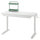 RELATERA desk combination sit/stand, white/light grey-green, 117x60 cm